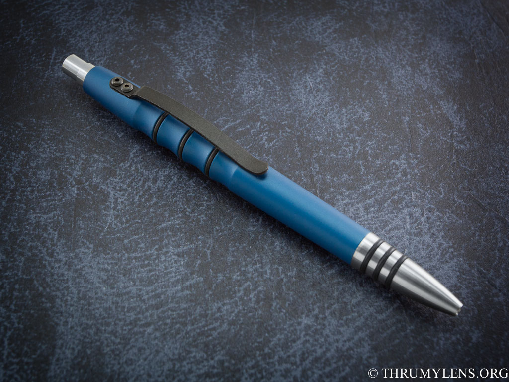 Tuff-Writer Precision Press Series Tactical Pen Raw Silver New 