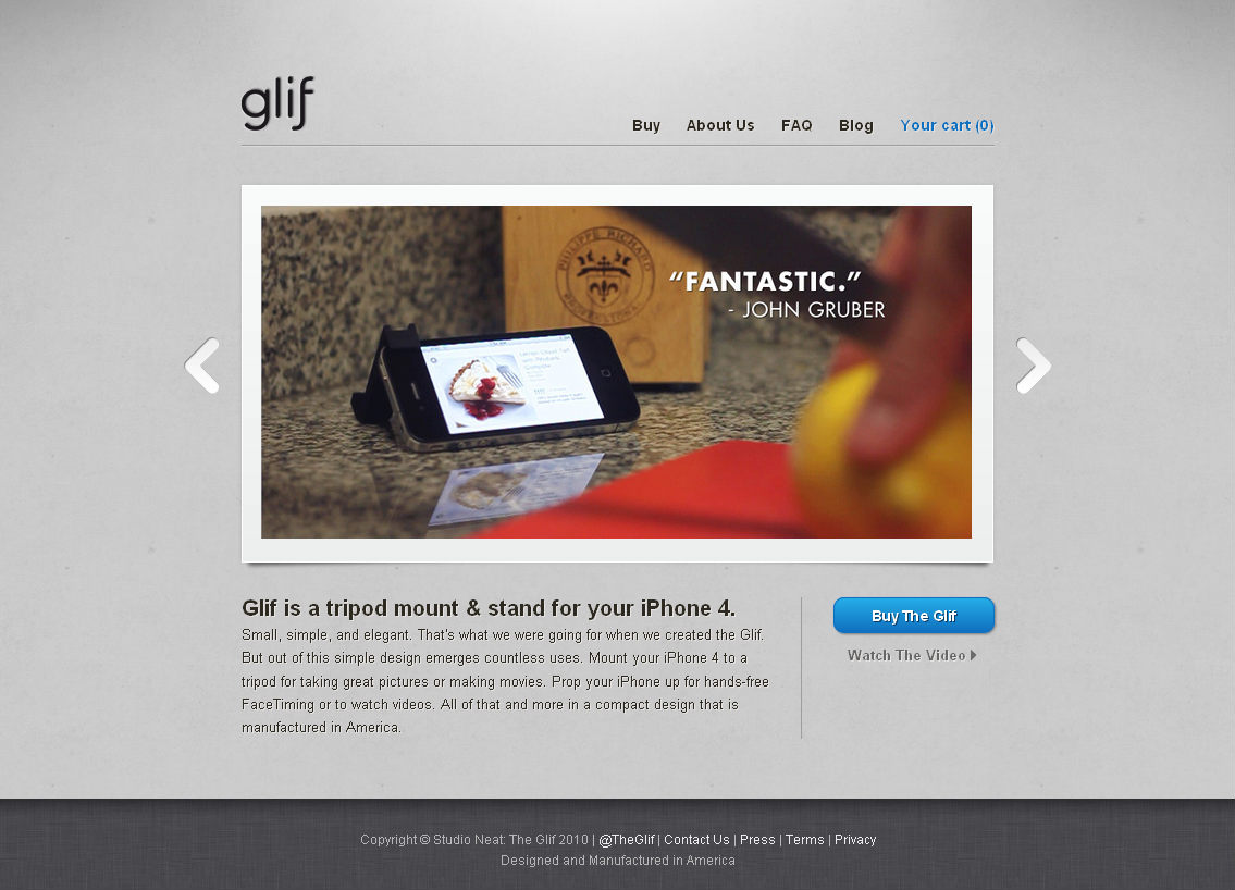 Announcing Glif For The iPhone 4!