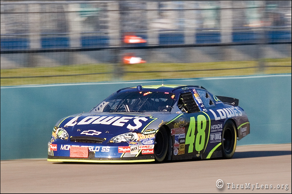 The 2006 NASCAR Ford 400 in Miami, FL