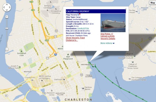 ship docked