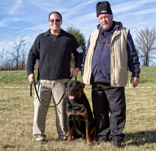 Zeus being awarded V3 by ADRK Judge Uwe Pettermann