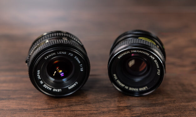 Budget Vintage 50mm Lens Shootout:  Canon vs. Konica